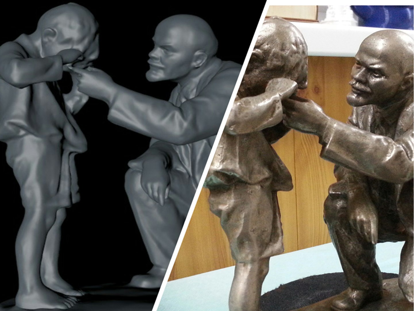 3D Lenin Crying Boy Model - TurboSquid 1516278