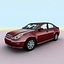 2010 subaru legacy sedan 3d model