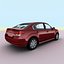 2010 subaru legacy sedan 3d model