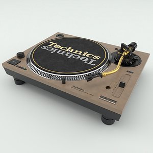 Technics SL-1200M7L Turntable Beige 3D model