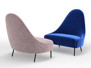 3D Napoleon Loveseat model