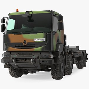 Renault Kerax 8x8 Heavy Utility Truck 3D model