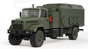 KrAZ 5233 1V26P-2 2018 3D