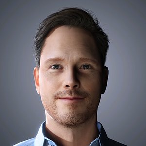 3D Chris Pratt Character model