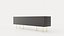 Vogue Media Bench Anthracite Brass