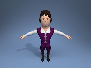 nobleman character ar 3D model