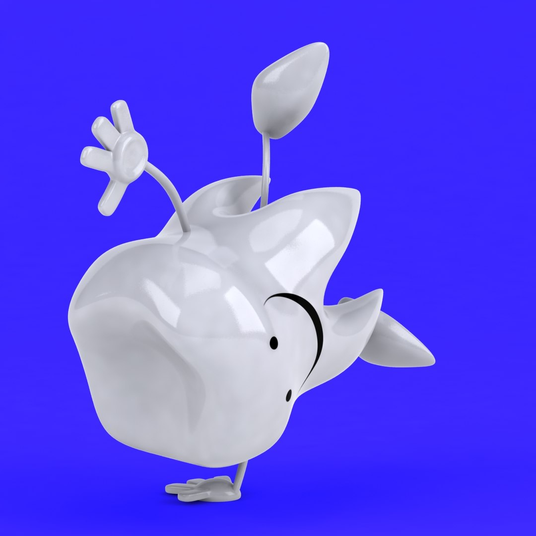 3D Fun Tooth Character ! - TurboSquid 1337874