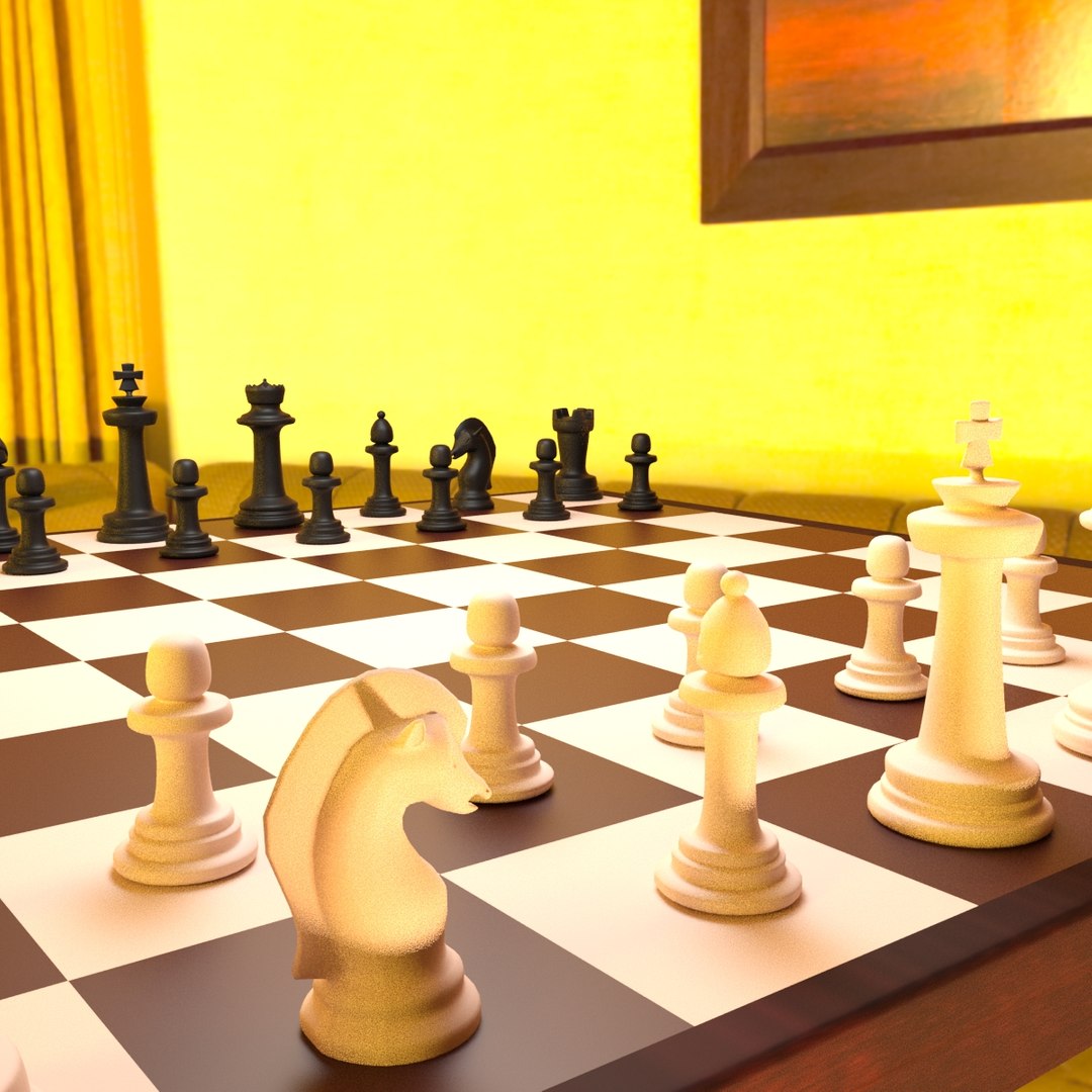 3D Simple Chess 3D Model - TurboSquid 1993690