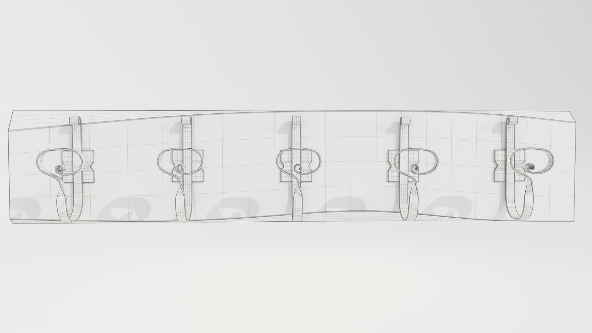 Wooden Coat Rack 3D Model - TurboSquid 1978292