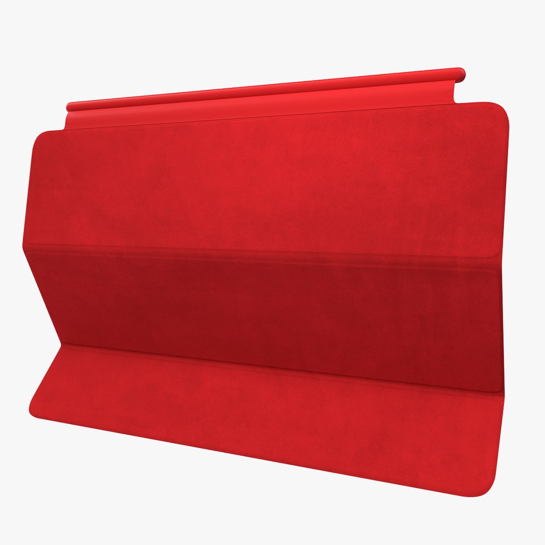 Apple Ipad Air Smart Cover Red 3D Model 3D model preview