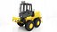 tractor bulldozer machine 3d model