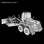 tractor bulldozer machine 3d model