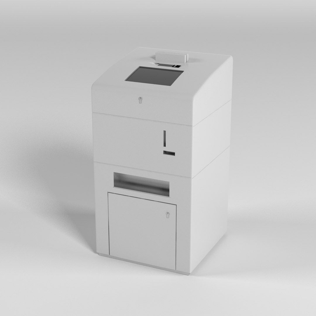 Bank Coin Counter 3d Max