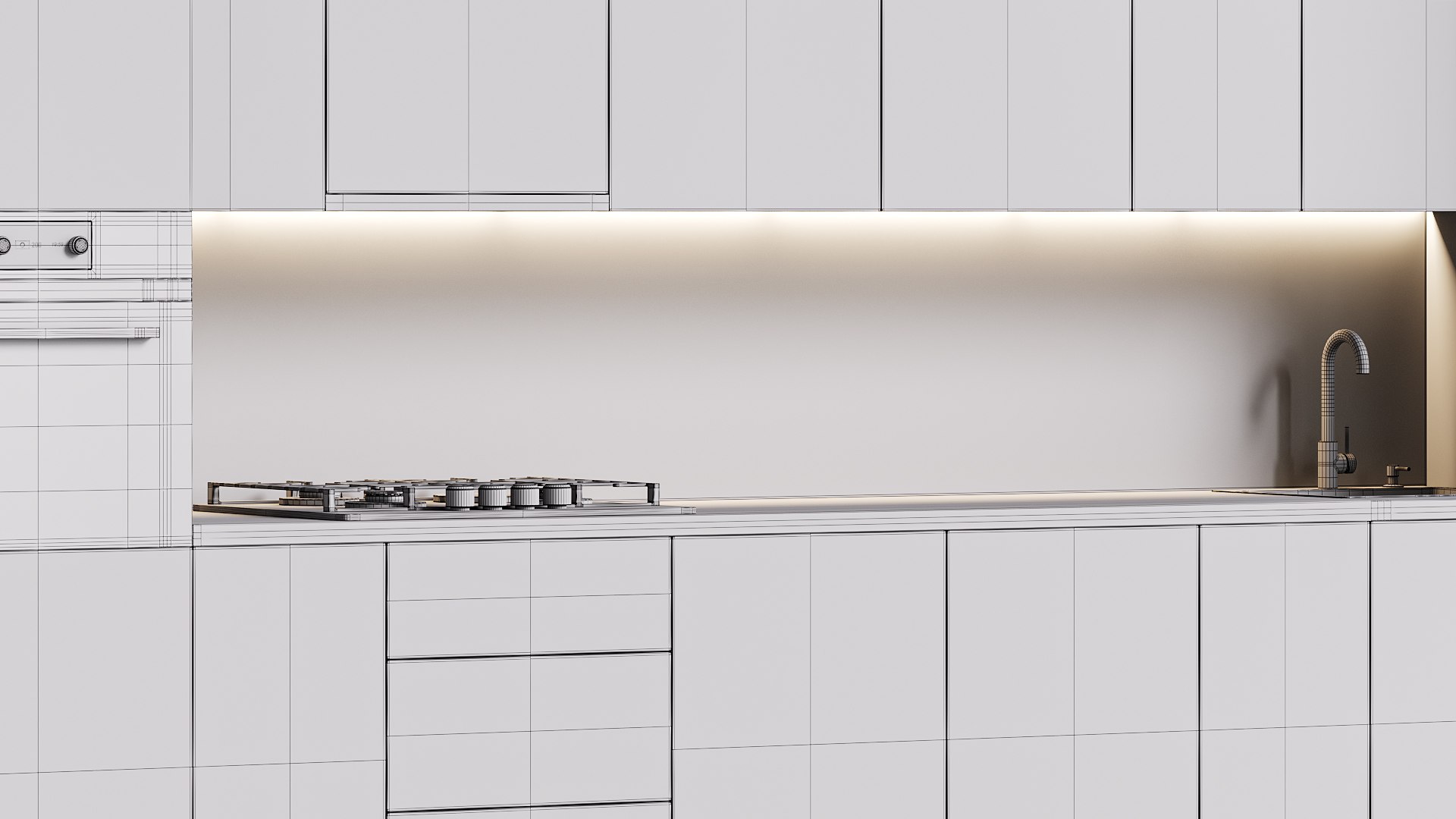 Modern Kitchen 02 Model - TurboSquid 2306104