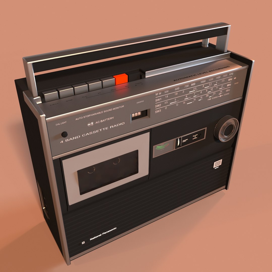 old radio 3d 3ds