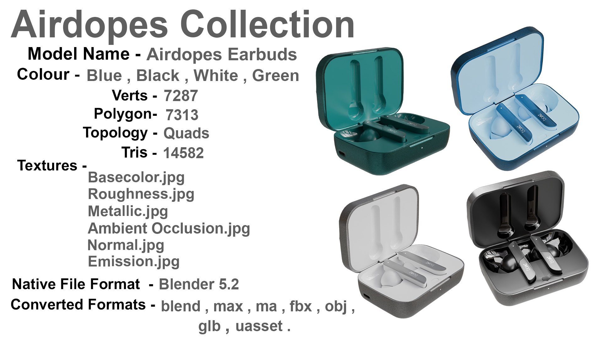 3D Boat Airdopes Collection model https://p.turbosquid.com/ts-thumb/Dk/6MpPo1/AP/asset_info/jpg/1791041303/1920x1080/fit_q87/d0ef7719b825da4141c6ece47d8fbb28dfa042b8/asset_info.jpg