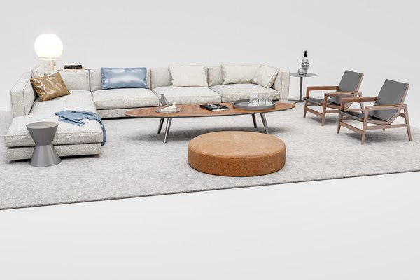 modelo 3d Living Room Set - TurboSquid 2108512