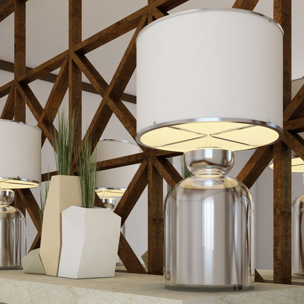 Living Room Wall Mirror Table Set model TurboSquid 1791944