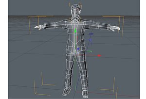 man male human obj