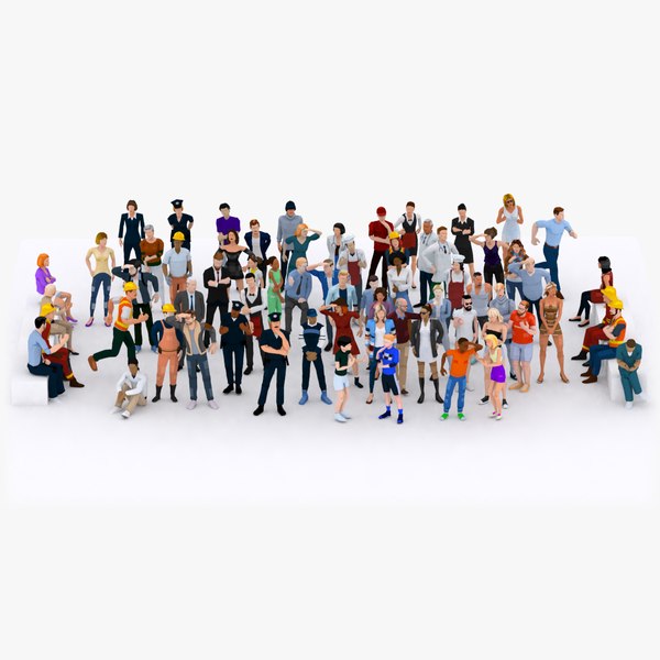 3D Population Models | TurboSquid