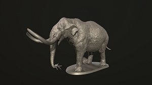 Mammut americanum print model