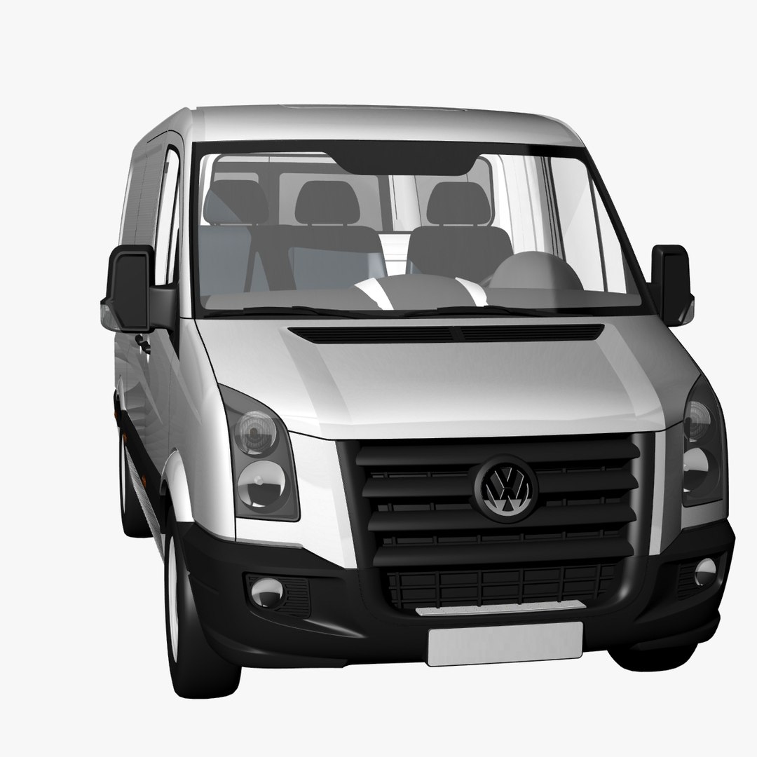 Crafter Van Normal Roof 3d Model