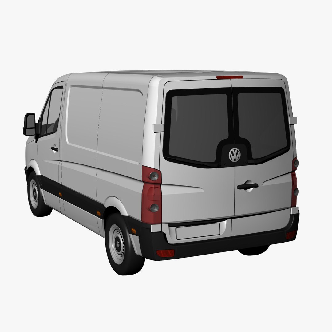 Crafter Van Normal Roof 3d Model