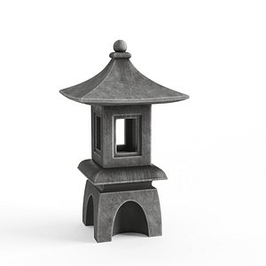 3D Japanese Lantern Toro 10