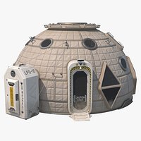 Space Colonization Habitation Pod 02 Clean and Dirty(1)