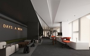 3D modern office
