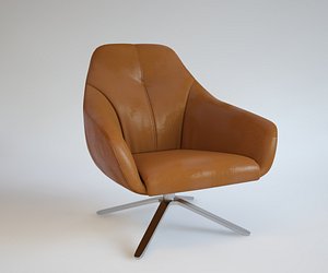 armchair sede switzerland 3d model