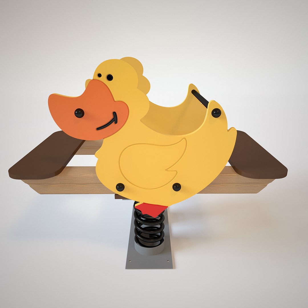 3D model playground spring duck - TurboSquid 1223888