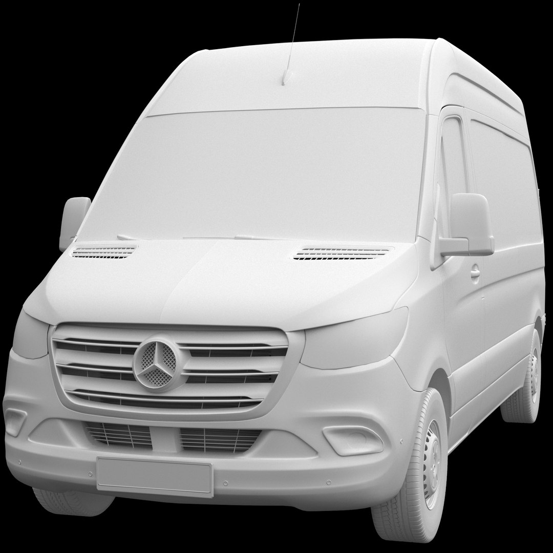 3D Model Sprinter Minibus L2H2 - TurboSquid 1831438