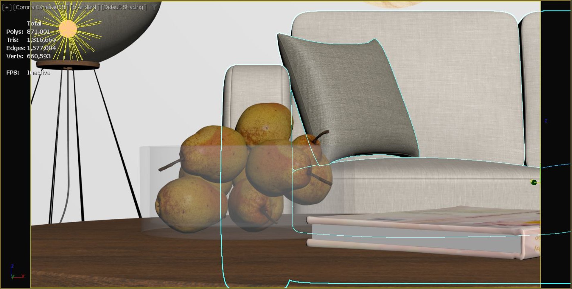 Modern Living Room 3D Model - TurboSquid 2550981