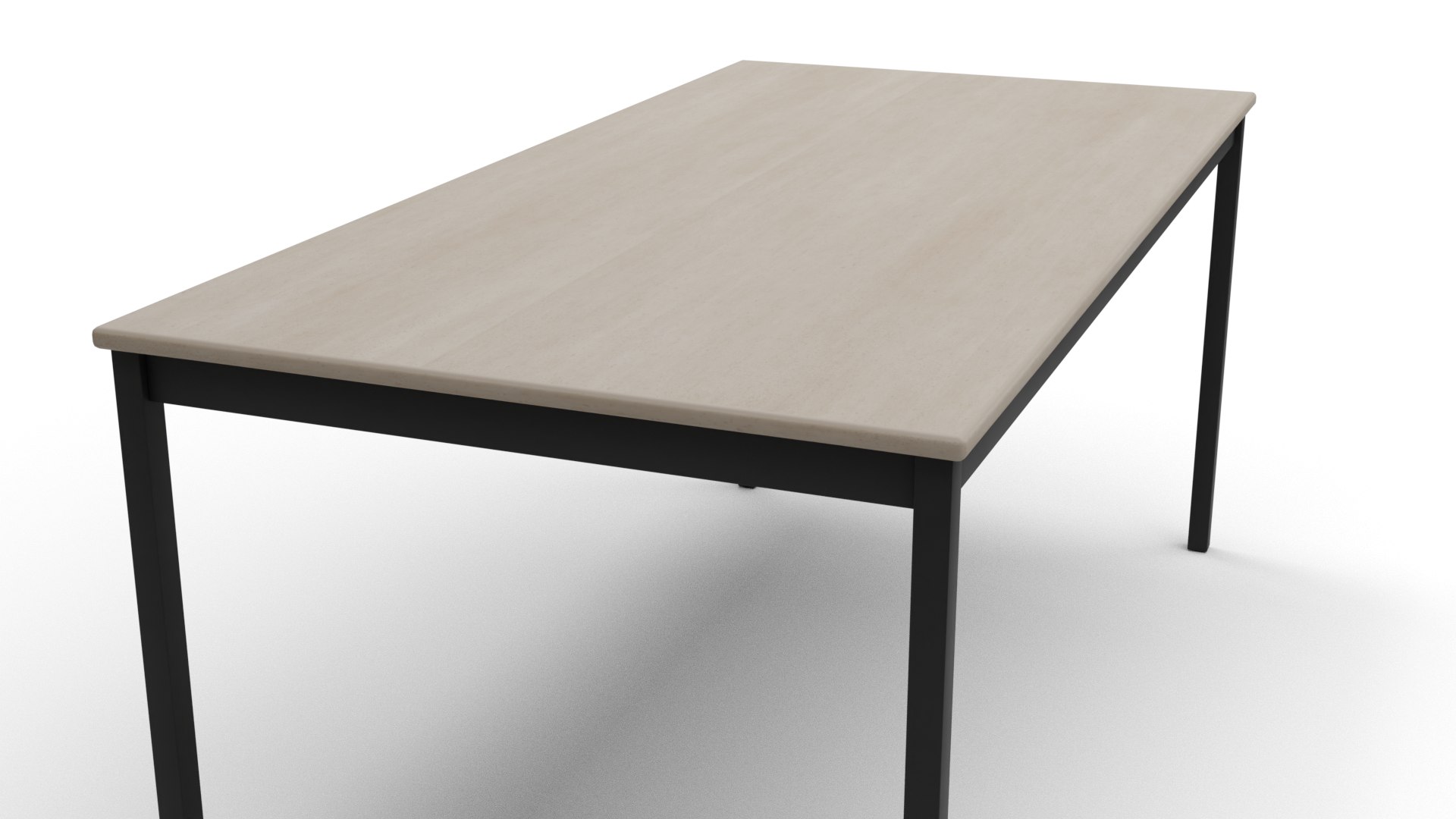 Fake Wood Desk 3D Model TurboSquid 2059304