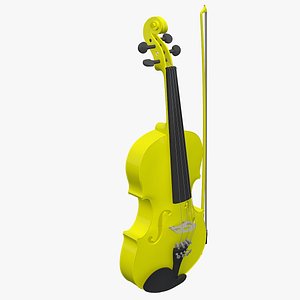 3D violin viola instruments model