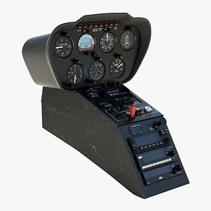 light helicopter control panel 3ds
