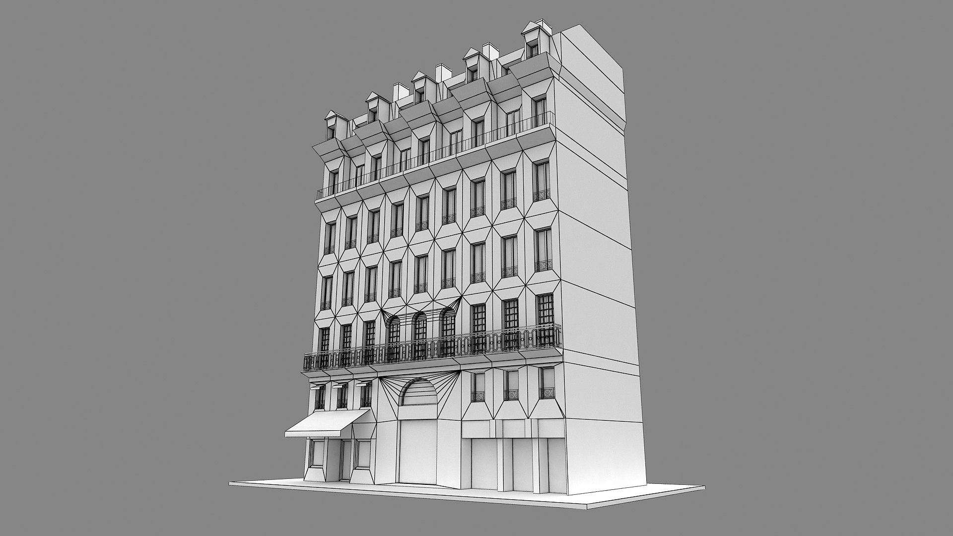 Typical  Paris Apartment Building 13 model https://p.turbosquid.com/ts-thumb/Dl/Eh3kbm/9I/wire_000005/jpg/1629910596/1920x1080/fit_q87/fdfd22faabc20442c849a6053a784f16065b0f06/wire_000005.jpg