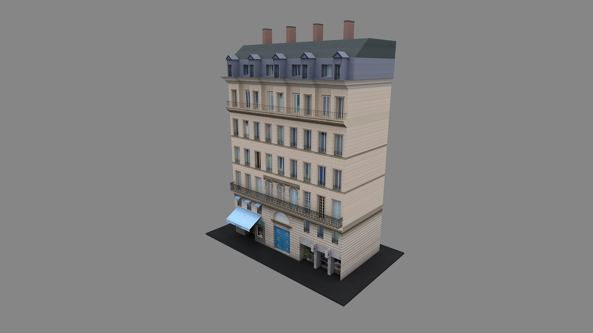 Typical  Paris Apartment Building 13 model https://p.turbosquid.com/ts-thumb/Dl/Eh3kbm/Cl/parisbuilding_0000014/jpg/1629910585/1920x1080/fit_q87/dbab81e228578e49d5c4823358ab18707724ad24/parisbuilding_0000014.jpg
