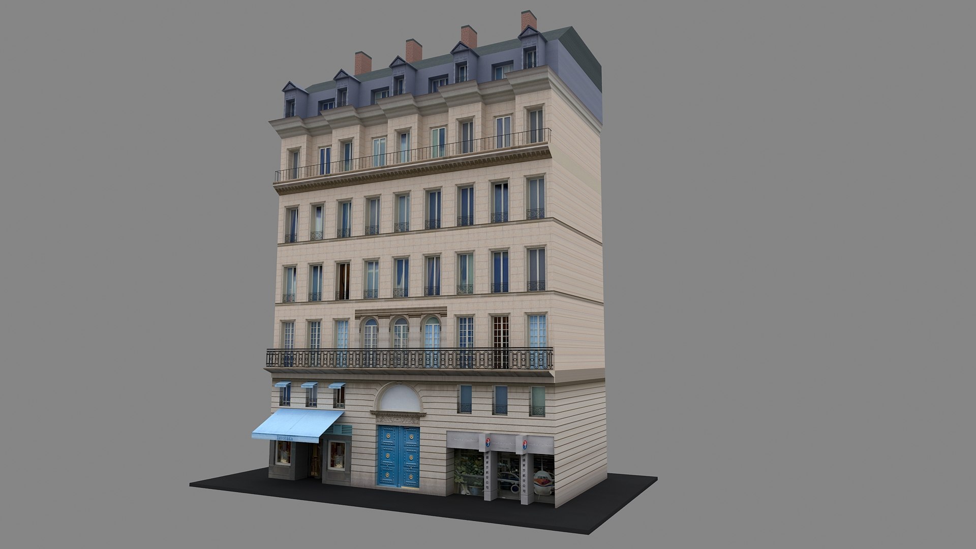 Typical  Paris Apartment Building 13 model https://p.turbosquid.com/ts-thumb/Dl/Eh3kbm/Pl/parisbuilding_010002/jpg/1629910591/1920x1080/fit_q87/46f0721f91ac37753e33e86c1cb6bd67be223627/parisbuilding_010002.jpg