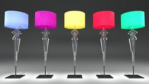 3D floor lampshade