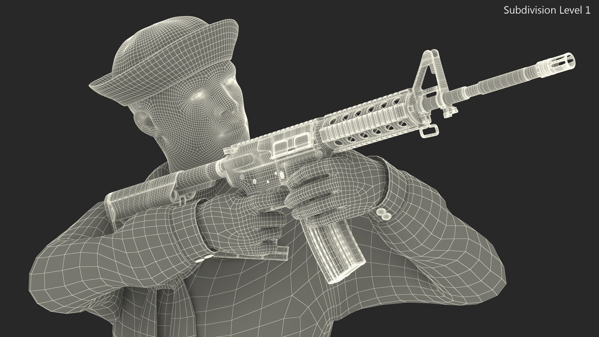 3D Afro American Sailor in Black Uniform with Rifle model https://p.turbosquid.com/ts-thumb/Dl/J93HF0/0o/afro_american_sailor_in_black_uniform_with_rifle_015/jpg/1744491793/1920x1080/fit_q87/392823aee8868e644fe870c60c8a5e7676819365/afro_american_sailor_in_black_uniform_with_rifle_015.jpg