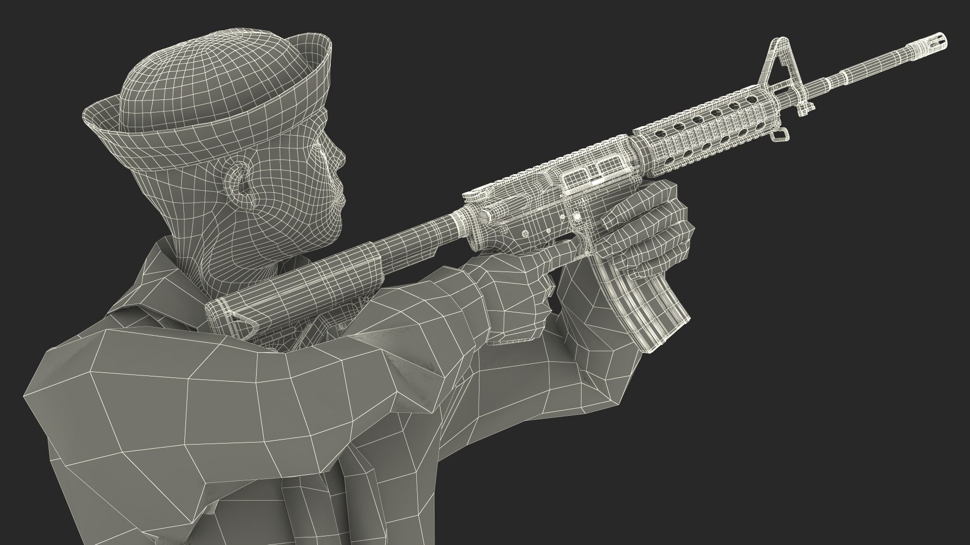 3D Afro American Sailor in Black Uniform with Rifle model https://p.turbosquid.com/ts-thumb/Dl/J93HF0/9s/afro_american_sailor_in_black_uniform_with_rifle_020/jpg/1744491810/1920x1080/fit_q87/05546eaaf62627acab3a356e6596bbb3b463e766/afro_american_sailor_in_black_uniform_with_rifle_020.jpg