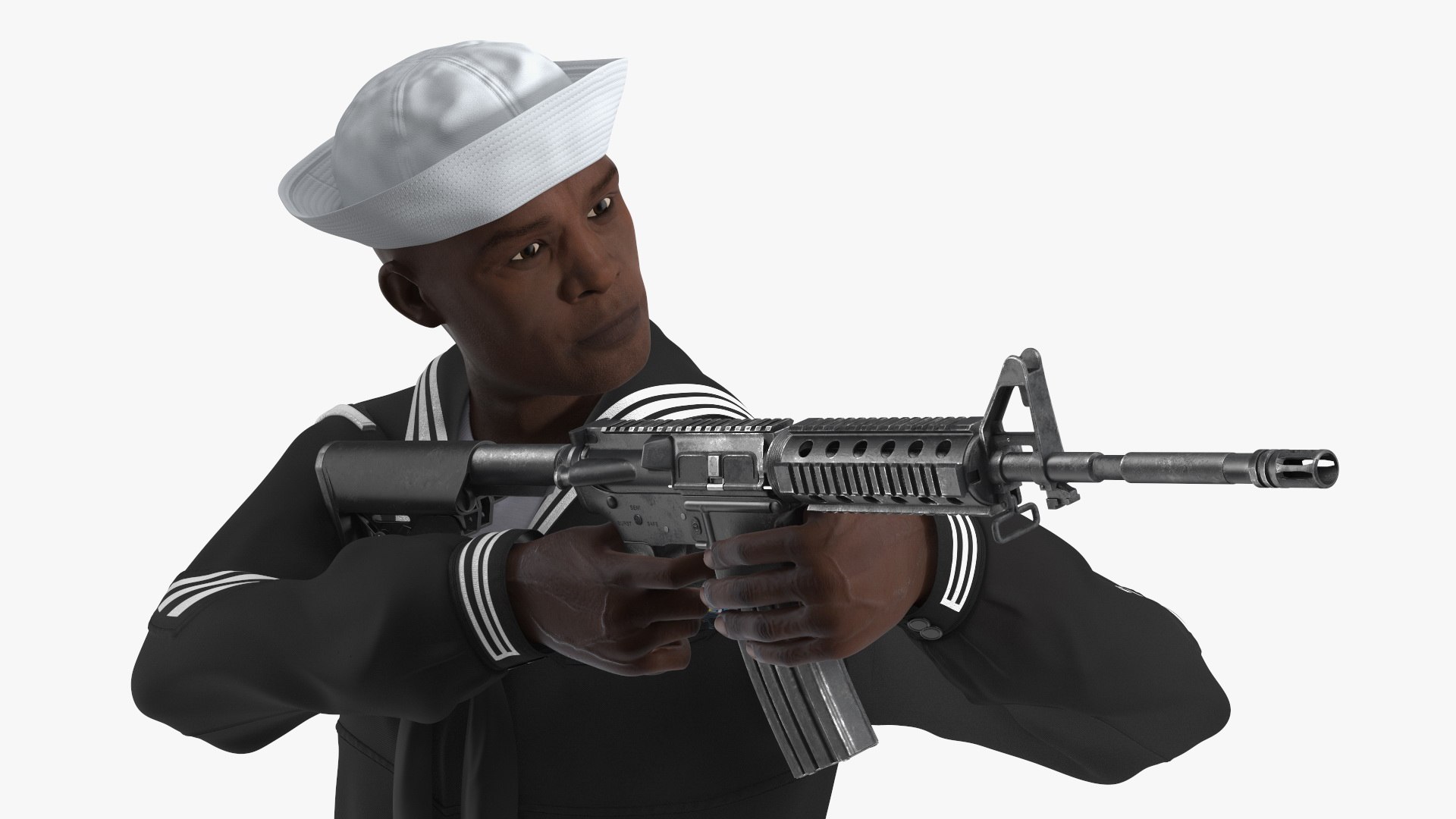 3D Afro American Sailor in Black Uniform with Rifle model https://p.turbosquid.com/ts-thumb/Dl/J93HF0/Yk/afro_american_sailor_in_black_uniform_with_rifle_008/jpg/1744491770/1920x1080/fit_q87/f42c0327b72878a768b04366ca5c6236c8ad3b9b/afro_american_sailor_in_black_uniform_with_rifle_008.jpg