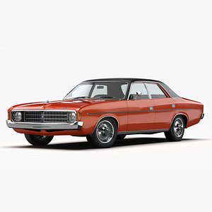 3D Chrysler VJ Valiant Regal Sedan 1973 - 1975 model