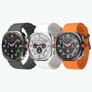 3D Samsung Galaxy Watch 7 Ultra All Colors model