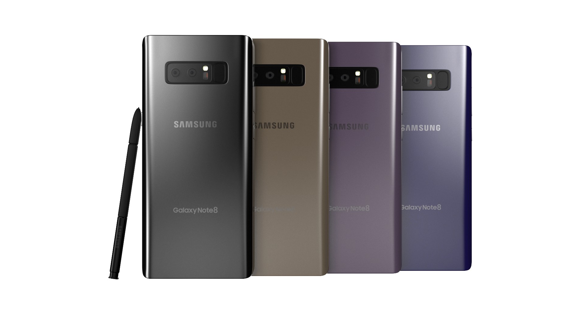 Galaxy Note 8 3D Model - TurboSquid 1201806