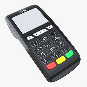 Universal Credit Card POS Terminal 02 3D