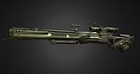 Futuristic Sniper Rifle