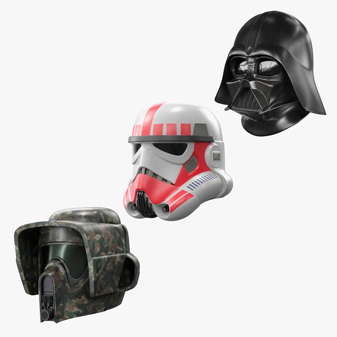 Star Wars Helmets Collection 2 3D model preview